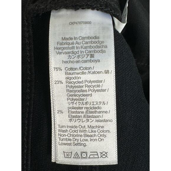 NWOT Madewell Mid-Rise Kick Out Crop Jeans in Black Rinse Wash Size 27P - Picture 11 of 13